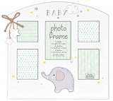 Фоторамка Innova PI09980 Ф/рамка 5 фото, Baby Elephant, белая, МДФ (6/288) Б0037336