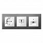 Рамка 3-постовая Schneider Electric Merten System M MTN403314 - фото №1