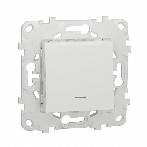 Переключатель одноклавишный Schneider Electric Unica New NU520318N