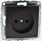 Розетка 2К Mono Electric Despina/ Larissa 16A 250V винтовое подключение графит 500-002022-116 - фото №1