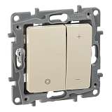Диммер кнопочный Legrand Etika без нейтрали 400W слоновая кость 672318