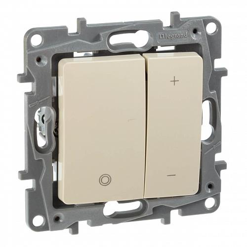 Диммер кнопочный Legrand Etika без нейтрали 400W слоновая кость 672318