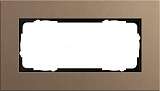 Рамка 2-модульная Gira Esprit Lenoleum-Multiplex светло-коричневый 1002221