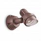 Уличный настенный светильник Ideal Lux Terra AP1 Small Coffee 247021 - фото №1