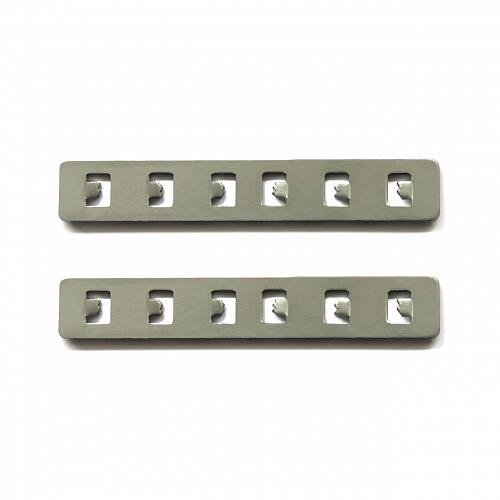 Прямой соединитель для встраиваемого магнитного шинопровода (2 шт) ST Luce ST005.749.00