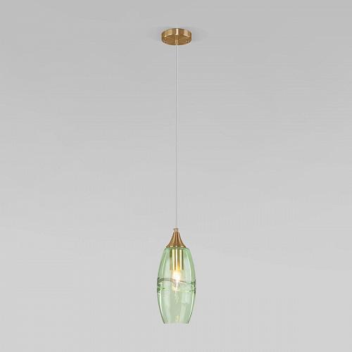 Подвесной светильник Eurosvet Lotus 50222/1 зеленый