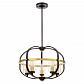 Подвесная люстра Lumina Deco Monterey LDP 1141-5 BK+MD - фото №5