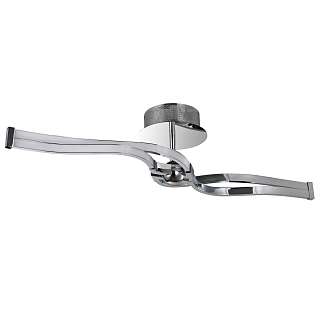 Потолочные светильники с хромированной поверхностью