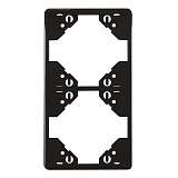 Рамка 2-постовая Efapel Apolo 5000 Standard черный 50922 TPT