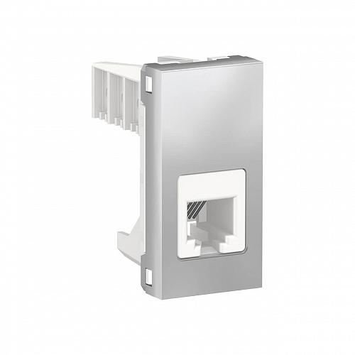 Розетка телефонная RJ12 одиночная Schneider Electric Unica Modular NU349130