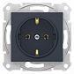Розетка Schneider Electric Sedna с з/к без шторок 16A 250V SDN3001870 - фото №1