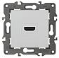 Розетка HDMI ЭРА Elegance 14-3114-01 Б0034332 - фото №1
