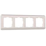 Рамка на 4 поста Werkel Stream перламутровый W0042113 4690389162503