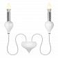 Бра iLamp Lady B88003-2 WH - фото №3