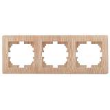 Рамка 3-постовая ЭРА Intro Solo дерево 4-503-11 Б0043423