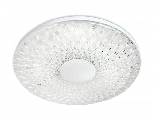 Потолочный светодиодный светильник Ambrella light Orbital Crystal Sand FS1230 CL 48W D480