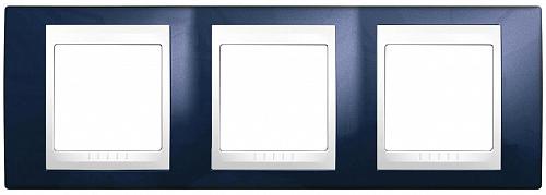 Рамка 3-постовая Schneider Electric Unica Хамелеон MGU6.006.842