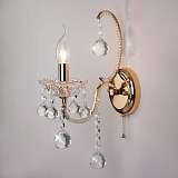 Бра Eurosvet Ariella 10044/1 золото/прозрачный хрусталь Strotskis