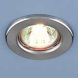 Встраиваемый светильник Elektrostandard 9210 MR16 SCH хром сатинированный a030079