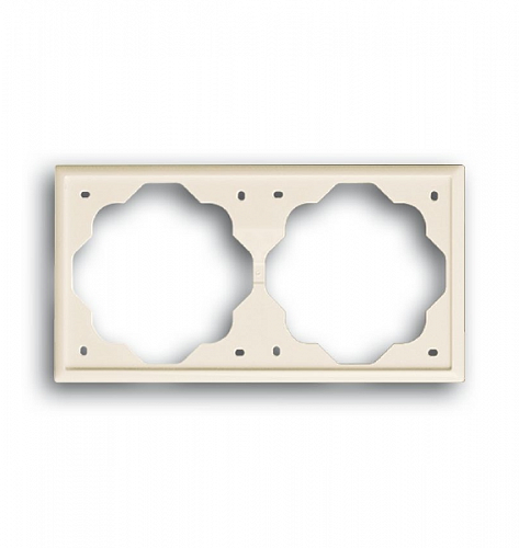 Рамка 2-постовая ABB Impuls слоновая кость 2CKA001754A4313