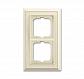 Рамка 2-постовая ABB Dynasty слоновая кость 2CKA001754A4601 - фото №1