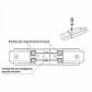 Прямой коннектор Denkirs TR1008-BK - фото №2