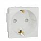 Розетка Schneider Electric Unica New Modular с/з со шторками 16A 250V NU303718 - фото №1