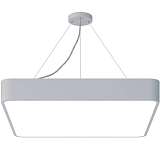 Подвесной светодиодный cветильник Geometria ЭРА Quadro SPO-163-W-40K-050 50Вт 4000К белый Б0050586