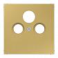 Накладка TV-SAT-FM розетки Jung LS 990 латунь classic ME2990SATC - фото №1