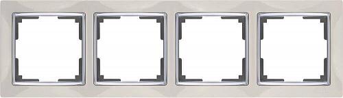 Рамка Werkel Snabb на 4 поста слоновая кость WL03-Frame-04-ivory 4690389046339