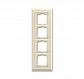 Рамка 4-постовая ABB Dynasty слоновая кость 2CKA001754A4603 - фото №1