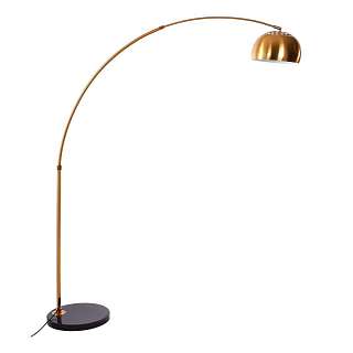 Изогнутые торшеры бронзового цвета