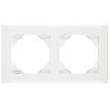 Рамка 2-постовая Efapel Logus 90 Base белый 90920 TBR