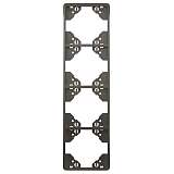 Рамка 4-постовая Efapel Apolo 5000 Metalizada графит 50942 TGR