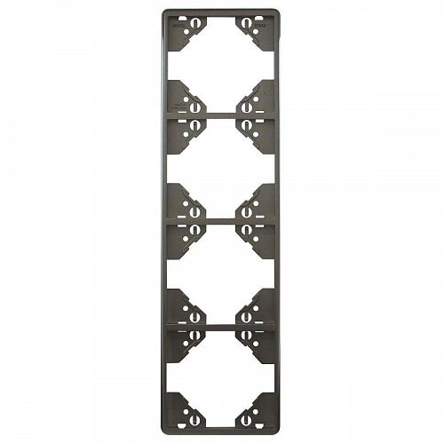 Рамка 4-постовая Efapel Apolo 5000 Metalizada графит 50942 TGR