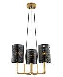 Подвесная люстра Lumien Hall Ноэль 4005/3P-GD-BK