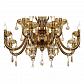 Подвесная люстра iLamp Asia 81069-8+4 BR - фото №2