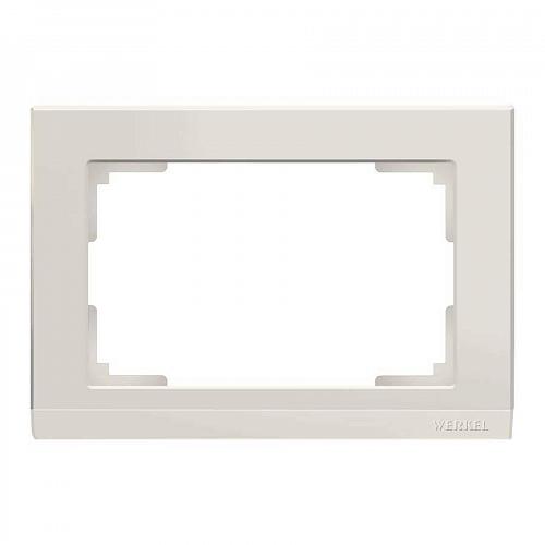 Рамка для двойной розетки Werkel Stark слоновая кость WL04-Frame-01-DBL-ivory 4690389146176
