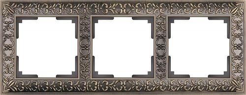 Рамка Werkel Antik на 3 поста бронза WL07-Frame-03 4690389054372