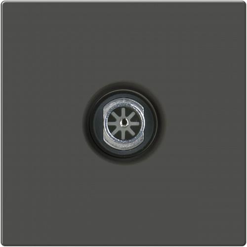 ТВ-розетка Werkel проходная серо-коричневый WL07-TV-2W 4690389073502