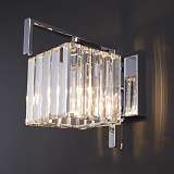 Бра Eurosvet 10117/1 хром/прозрачный хрусталь Strotskis