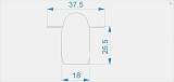 Заглушка Deko-Light End Cap R-ET-03-10 Set 2 pcs 979700