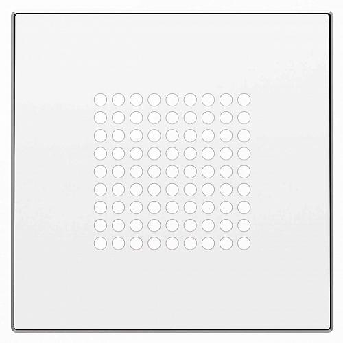 Лицевая панель ABB Sky динамика альпийский белый 2CLA852900A1101