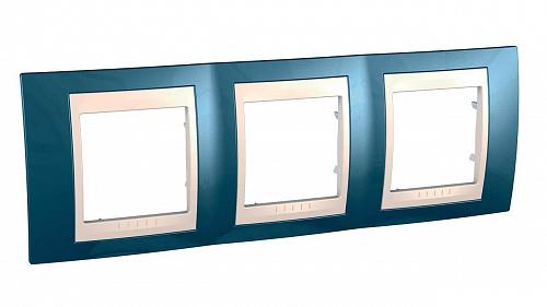 Рамка 3-постовая Schneider Electric Unica Хамелеон MGU6.006.554