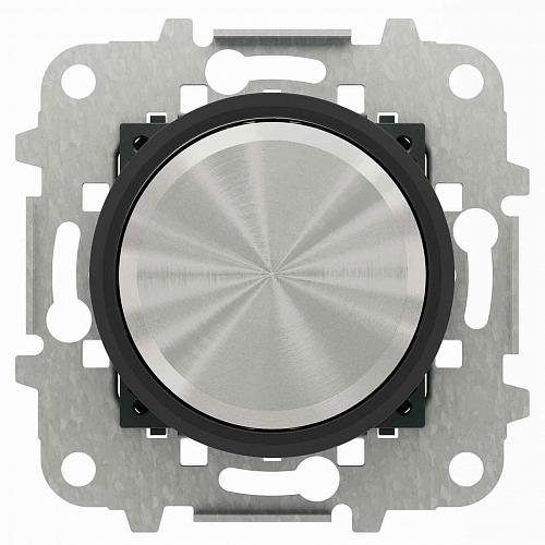 Диммер поворотный для люминесцентных ламп ABB Sky Moon cтекло чёрное 2CLA866090A1501