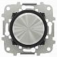 Диммер поворотный для люминесцентных ламп ABB Sky Moon cтекло чёрное 2CLA866090A1501 - фото №1