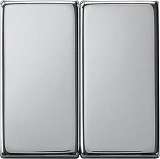 Лицевая панель Gira System 55 выключателя двухклавишного хром 0295605