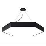 Подвесной светодиодный cветильник Geometria ЭРА Hexagon SPO-122-B-40K-066 66Вт 4000К черный Б0050553