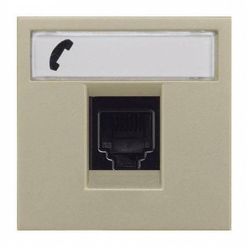 Розетка RJ12  ABB Zenit 3 кат шампань 2CLA221760N1901