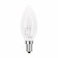 Лампа галогенная Uniel E14 42W матовая HCL-42/FR/E14 candle 01088 - фото №1